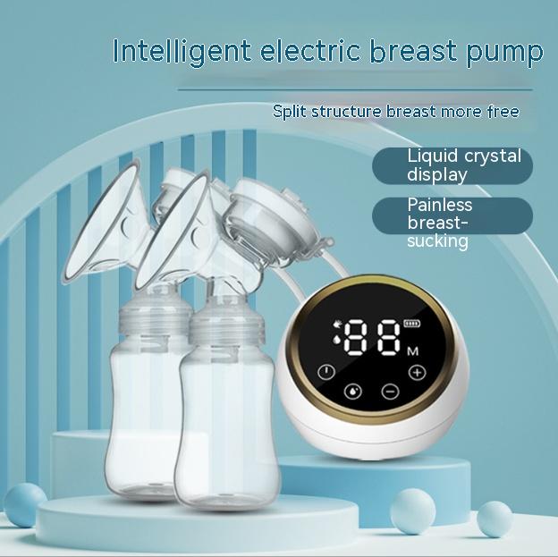 Bilateral Electric Milker with Intelligent Auto-Mute